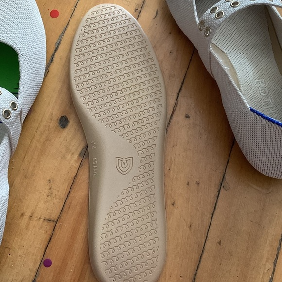 Rothy's ballerina Mary Janes in conch - Picture 8 of 9